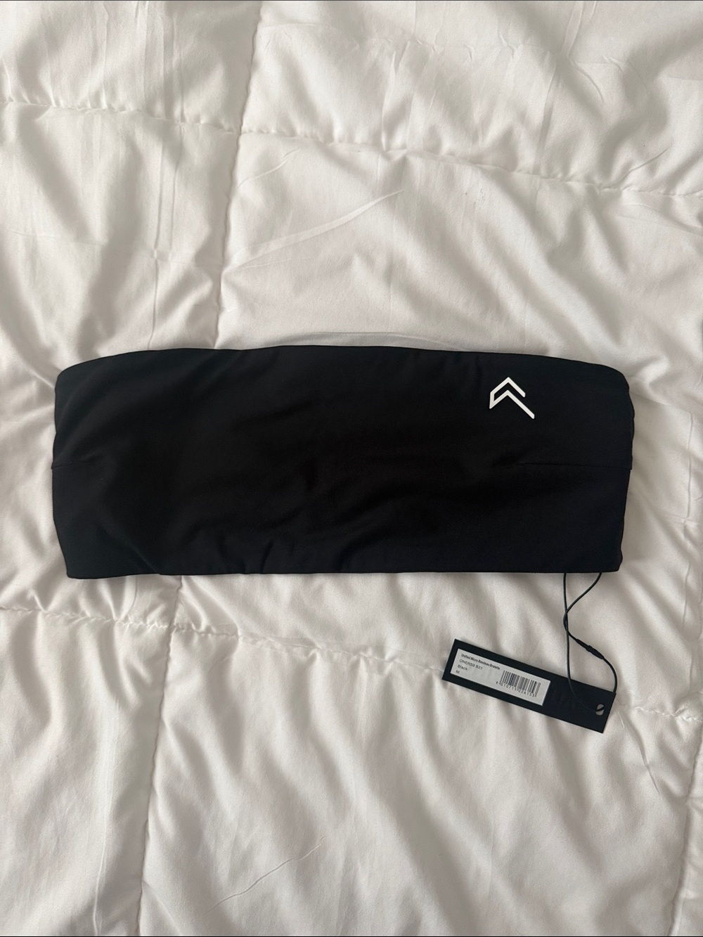 Oner Active Black Bandeau Sports Bra